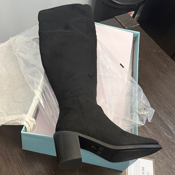 NEW Seychelles Black Over the Knee Boots - Picture 3 of 7